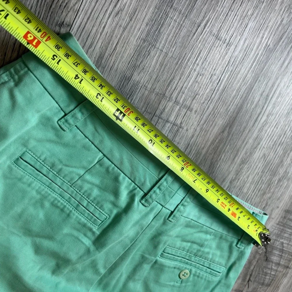 J.Crew Chino Shorts Womens 4 Mint Green Broken-In Cotton‎ Casual Preppy Summer